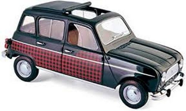 Immagine di RENAULT 4 PARISIENNE 1964 NERO-ROSSO 1/18