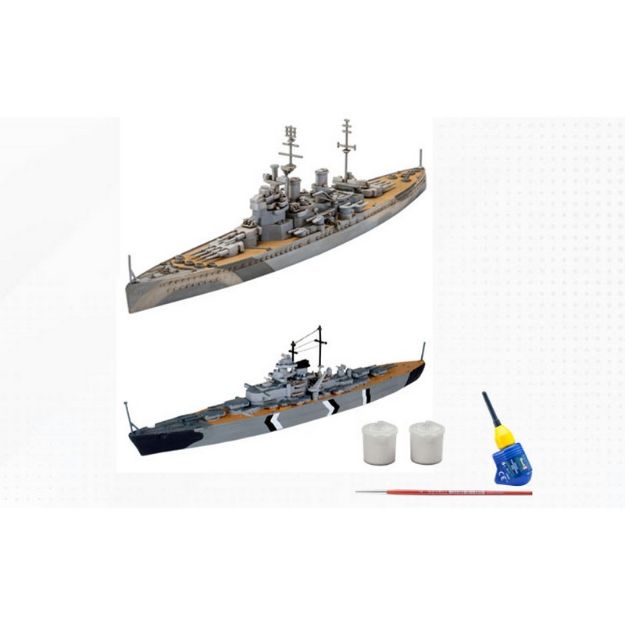 Immagine di DIORAMA SET BISMARCK BATTAGLIA 1/1200