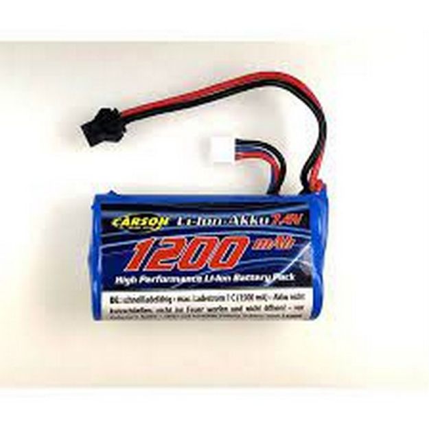 Immagine di BATTERIA LiPo-LiIo 2S 7,4V 1200 MAH Spina JST Black