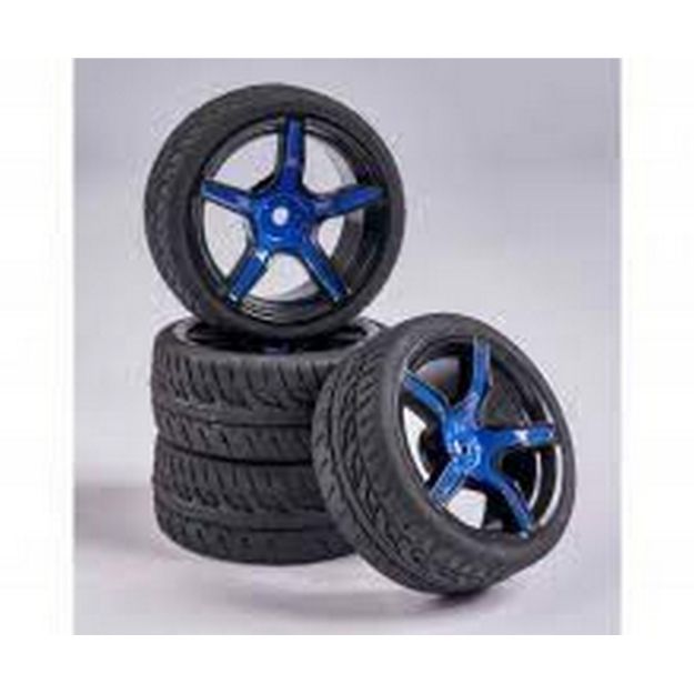 Immagine di GOMME TOURING 1/10 CERCHIO BLU