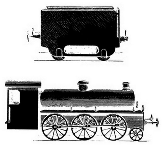 Immagine di DISEGNO LOCOMOTIVA