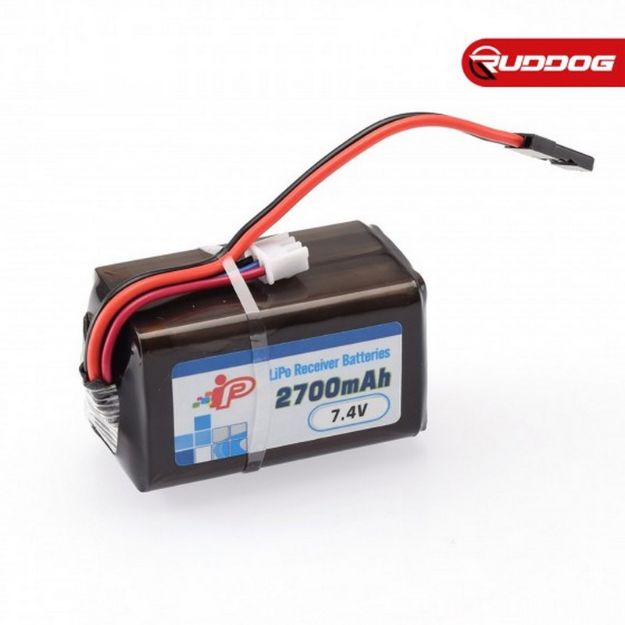 Immagine di BATTERIA RX LIPO 2S 7,4V 2700 mAh JR Square