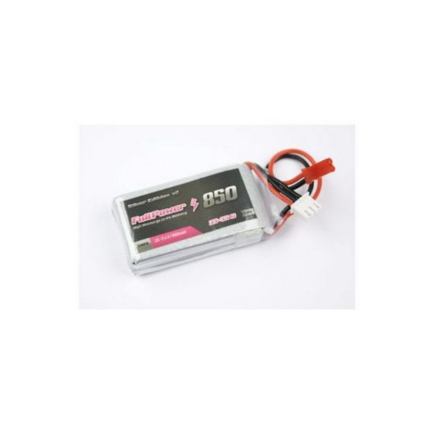 Immagine di BATTERIA LiPo 7,4V 850MAH 35C BEC