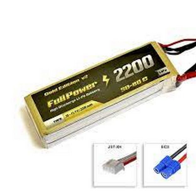 Immagine di BATTERIA 11,1V 2200 MAH 50C EC3