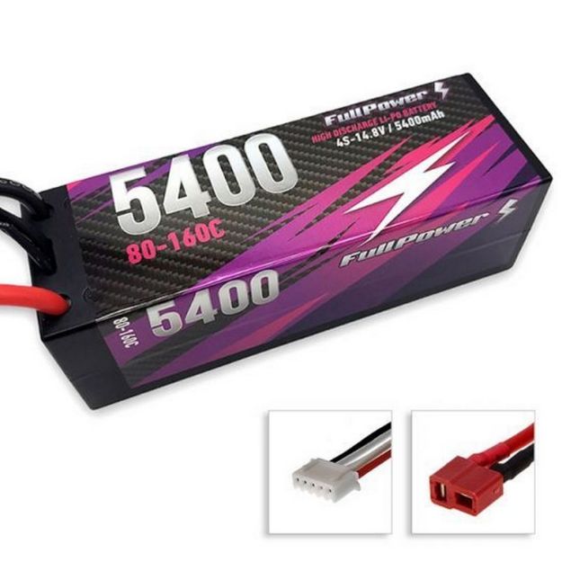 Immagine di BATTERIA 14,8V 5400 MAH 80C DEANS HARDCASE