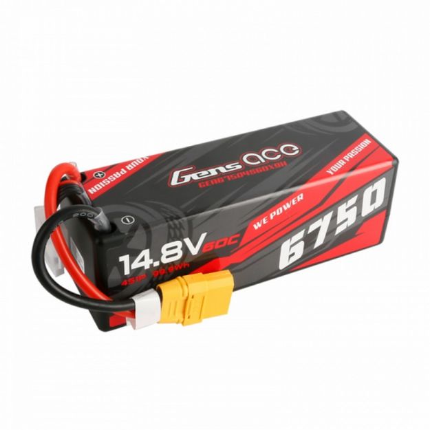 Immagine di BATTERIA 14,8V 6750 MAH 60C XT90 HARDCASE