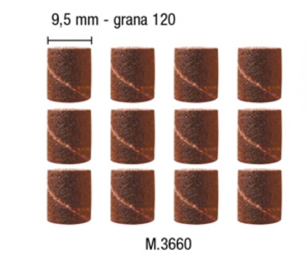 Immagine di CILINDRI ABRASIVI 9,5mm 120 grana