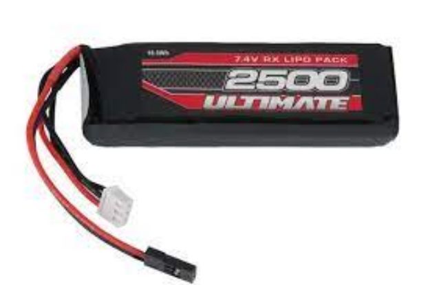 Immagine di BATTERIA RX 7,4V 2500MAH 3C