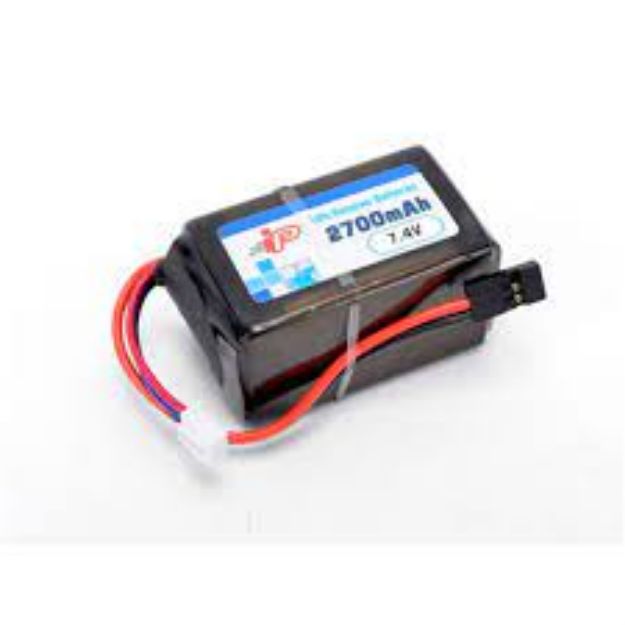 Immagine di BATTERIA RX LIPO 2S 7,4V 2700 mAh JR Square