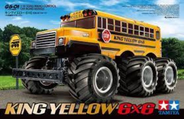 Immagine di TAMIYA KING YELLOW 6X6 1/18