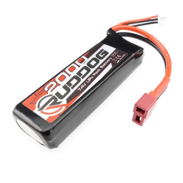 Immagine di BATTERIA 7,4V 2000 MAH 30C DEANS