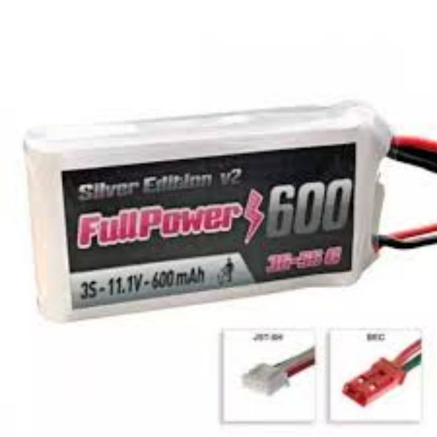 Immagine di BATTERIA 11,1V 600 MAH 35C BEC