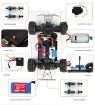 Immagine di AUTO BUGGY BLU 1/18 50 kmh