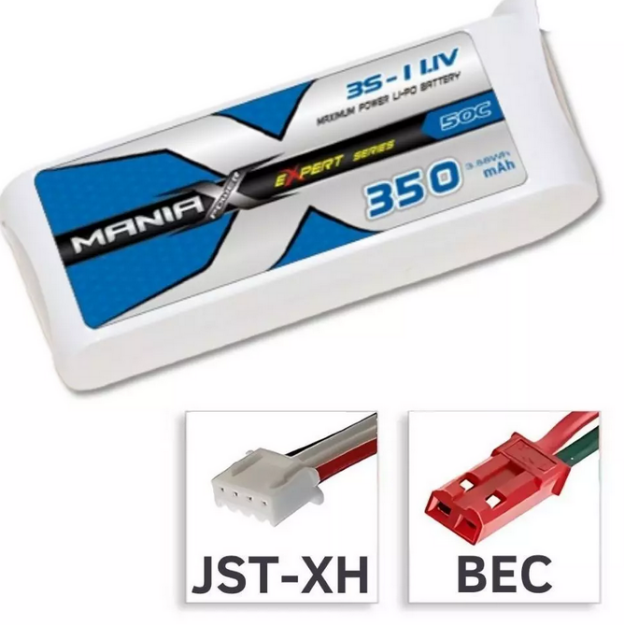 Immagine di BATTERIA 11,1V 350 MAH 50C BEC