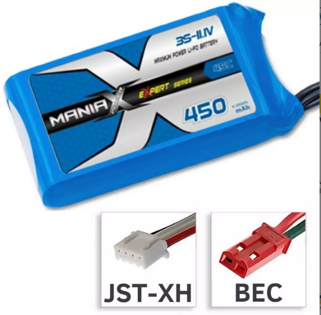 Immagine di BATTERIA 11,1V 450 MAH 45C BEC