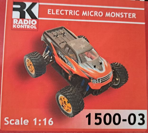 Immagine di RADIO KONTROL KING ROAD MONSTER RTR 1/16 ROSSO NERO