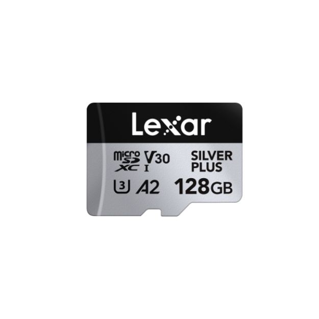 Immagine di SCHEDA LEXAR 128GB C10 V30 A2 SILVER PLUS