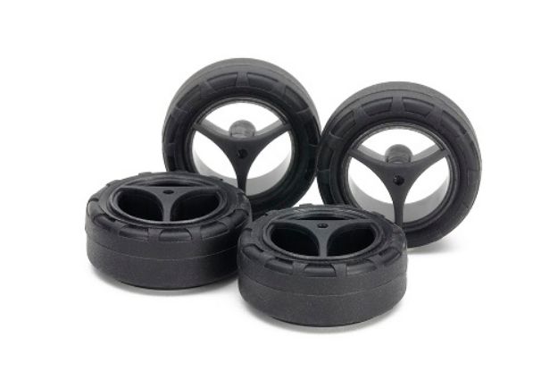 Immagine di GOMME SUPER HARD 24 mm + CERCHI CARBON 3 RAZZE